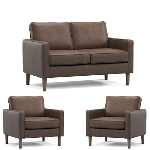 Bexhill brown faux - faux, leather