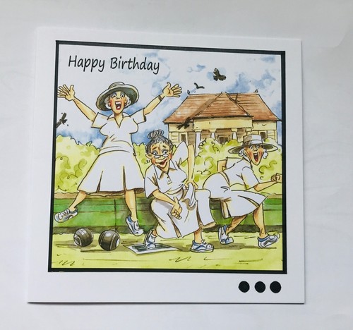 Ladies bowling birthday - , card
