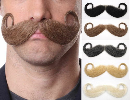 Human hair handlebar - human,