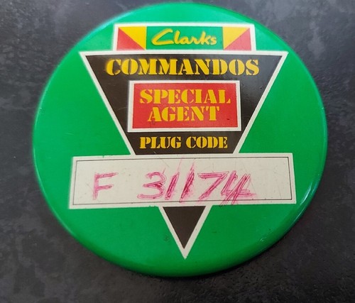 Pin badge clarks - clarks, commandos