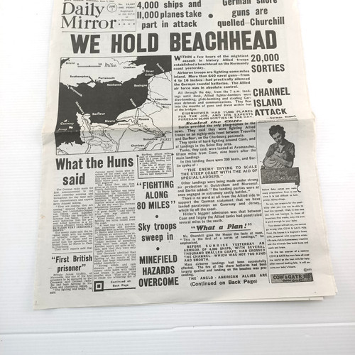 Daily mirror june 7th - june, 1944