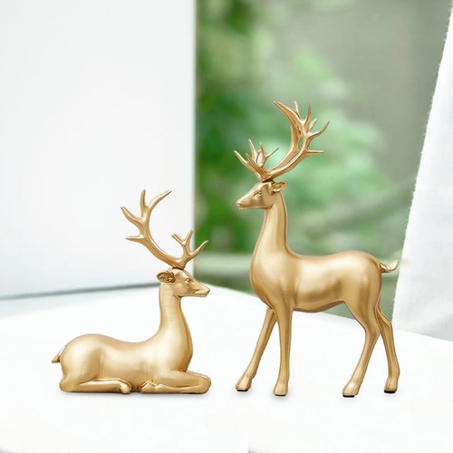 Elk deer statues - elk,