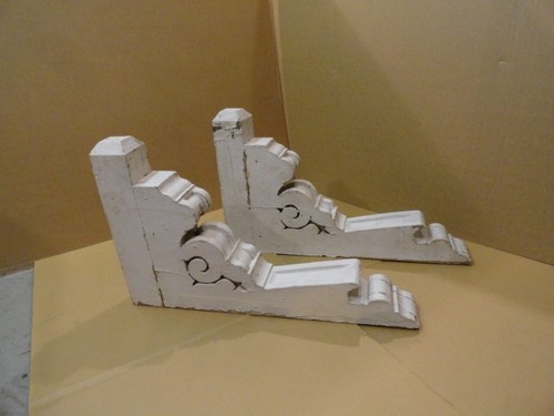 Antique architectural corbels - antique,