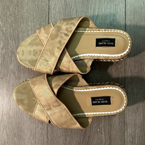 River island gold metallic - island,