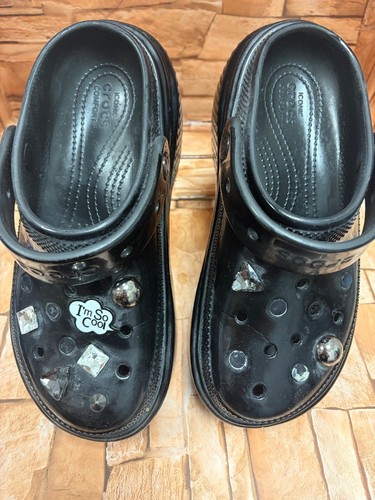 New ladies black crocs size - ladies,