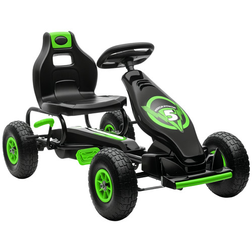 Homcom children pedal kart - pedal,