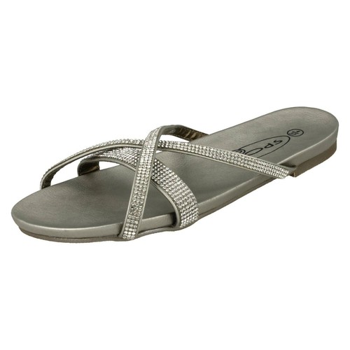 Spot ladies diamante - diamante, flat