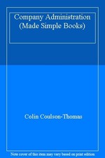 Company Administration (Made Simple Books)-Colin Coulson-Thomas