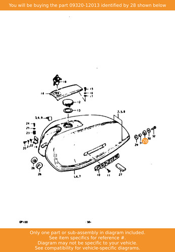 Suzuki cushion rear 1 - cushion,,