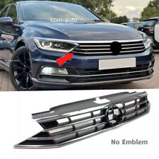 For 2015-2019 VW Passat B8 New Front Bumper Center Radiator Grille Grill Chrome