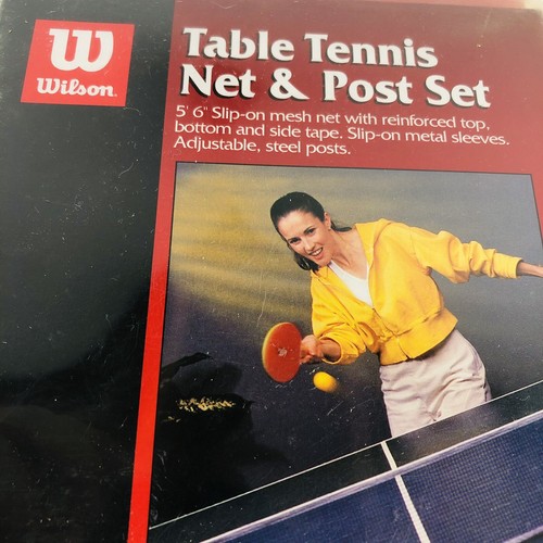 Table tennis net post - net, set