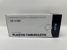 54 in X 300 FT Black Plastic