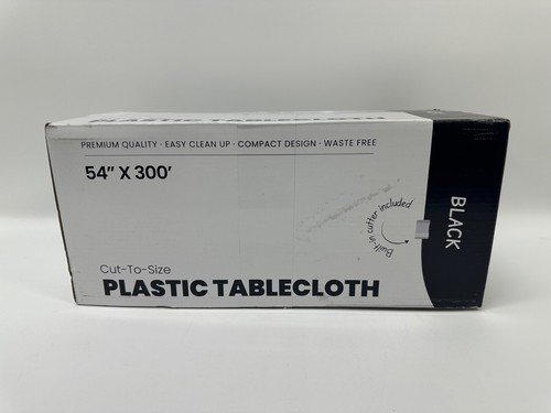 300 ft black plastic - 54, in
