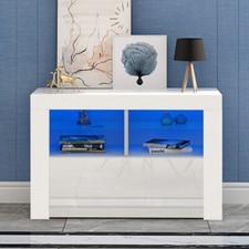 Modern White TV Unit Cabinet