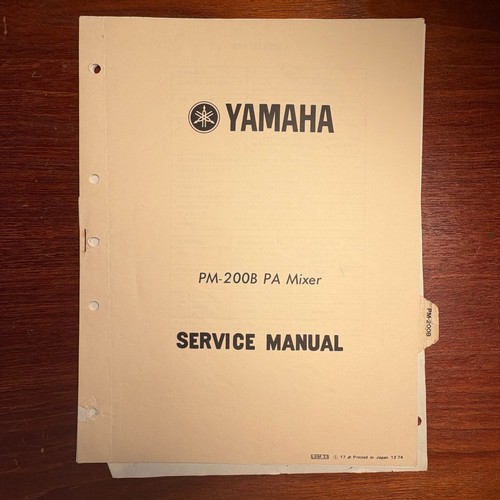 Vintage yamaha 200b - pm-200b, pa