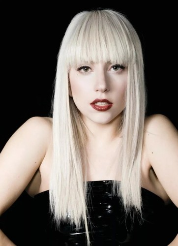 Lady gaga posing black - a, dress