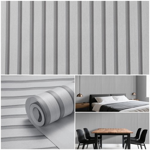 Black white stripe - white,