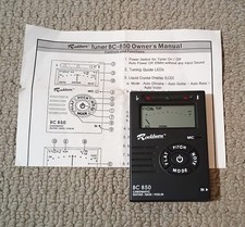 ROCKBURN - BC-850 - CHROMATIC GUITAR BASS VIOLIN TUNER - TESTED WORKING