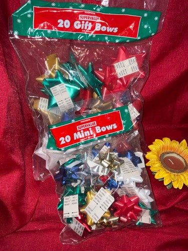 Woolworths christmas gift bows - christmas,