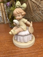 Lucie Attwell Figure “Taking After Mother” 1993 Enesco Memories Of Yesterday