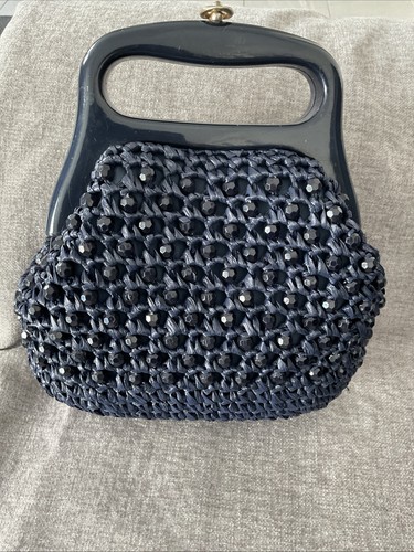 Retro 1960 raffia and bead - 1960’s,