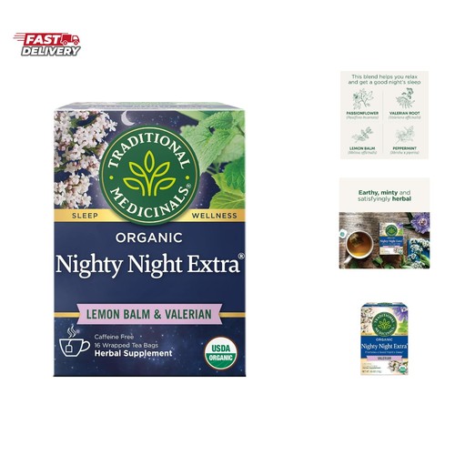 Organic nighty night extra tea - organic,