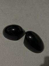 X2 Mini Cooper R56 R55 R57 Black Wing Mirror Caps Pair