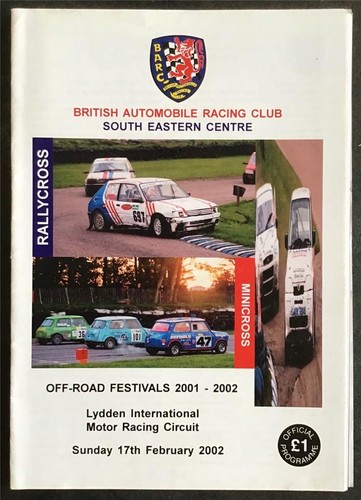 Lydden feb 2002 - feb, barc