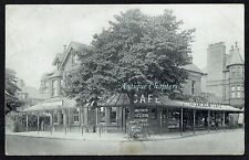 1909 Banks & Cooke's Crescent Cafe West Kirby Advertising Postcard B59