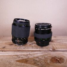 MITAKON MC 135mm f2.8 Auto Lens C/Y Mount w/ 2x Teleplus MC7 - See Description
