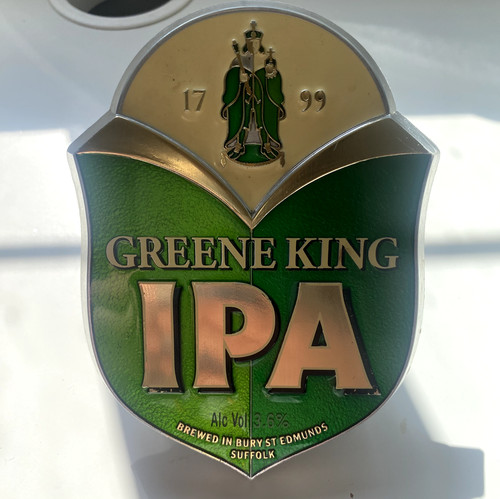 Greene king ipa pump clip - pump,