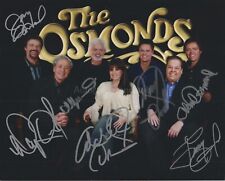 The Osmonds (Donny Marie Merrill Jimmy Jay +2) Hand Signed 8x10 Photo Autograph