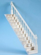 White Painted Right Bannister