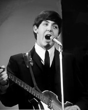 Early BEATLES PAUL McCARTNEY Rare 8x10 B/W circa 1964 Photo Print relatively HQ