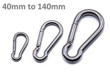 Stainless steel carabiner - , snap