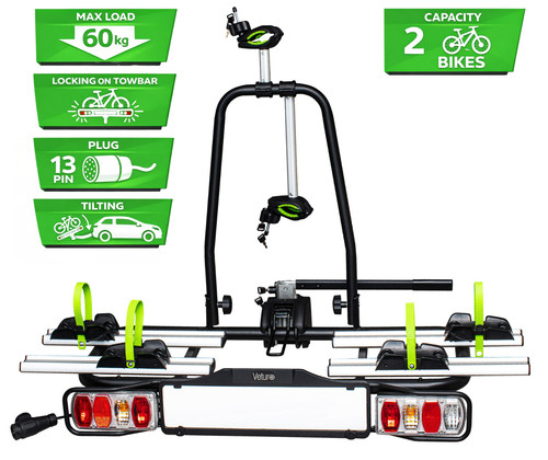 Electric bike towbar rack - bike,