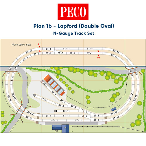Peco plan lapford - 1b:, (double