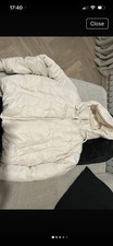 Zara Cream Hooded Puffa Jacket