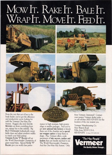 Vermeer vintage 1991 - 1991, hay