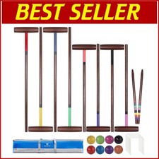 Complete 8-Player Croquet Set