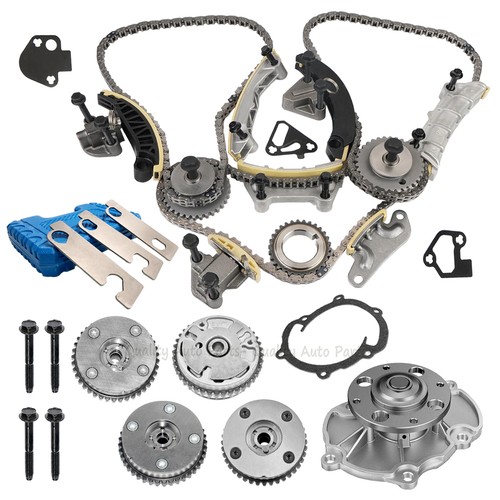 Water pump timing chain kit - pump,