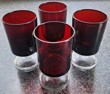 Luminarc Vinatge Red Pressed