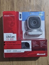 Microsoft LifeCam VX-800 Web Cam Plug and Play Clear Video Calls Factory Sealed