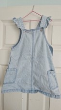 F and F Girls' Blue Dungaree