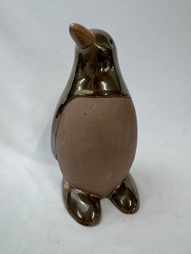 Ceramic penguin figurine - ceramic,