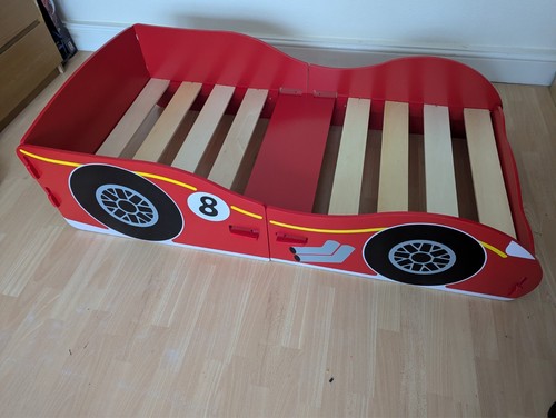 Racing car single - , wooden