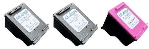 Refilled 301 black 1x - hp,