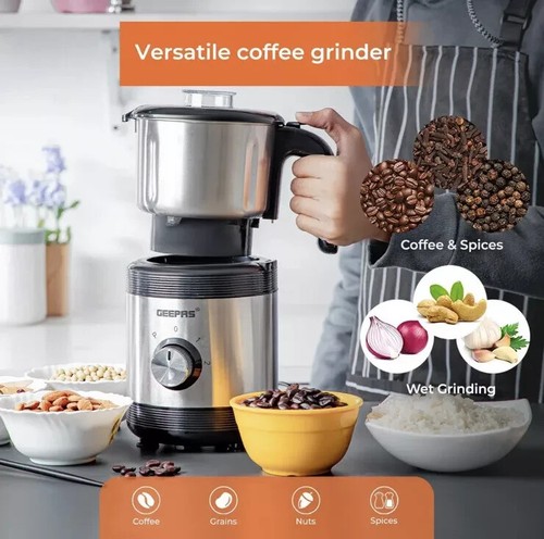 Geepas wet dry coffee grinder - wet/dry,