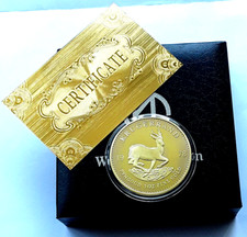 1978 Gold 1oz 24K-P MOST FAMOUS Krugerrand Coin South Africa BOX & COA MUST SEE!