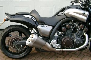 Yamaha max 1700 pillion seat - v-max,